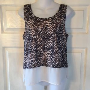 4/$15💥 Forever 21 F21 Sleeveless Dressy Work Career Top Sz Xs B5